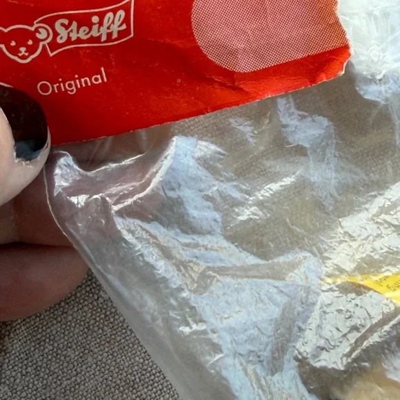 Vintage Steiff Pieps mouse new in Bag from Germany - Picture 5 of 8